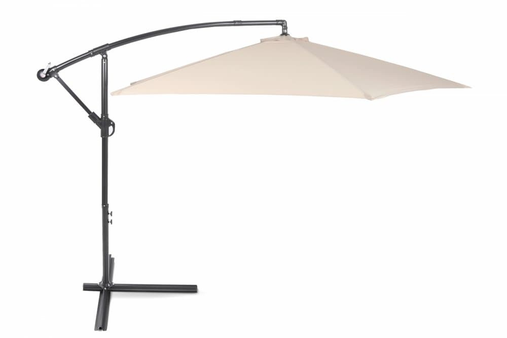 Záhradný slnečník s podstavcom ø 300 cm kov 1