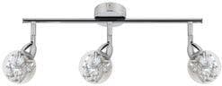 LED stropné svietidlo SMD Bolo chróm