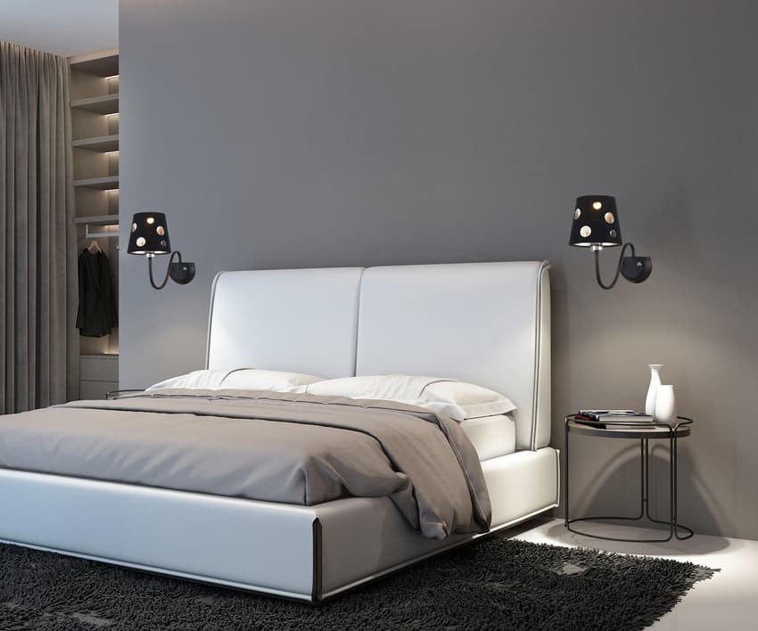 Nástenná lampa Batley Ledea s čiernym otvorom 1