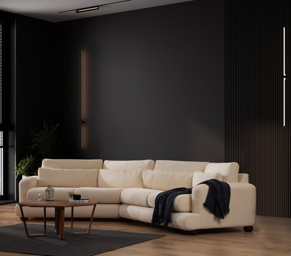 Štvormiestna pohovka River 4 Seater Right (L2-Xc Right) - Beige 1
