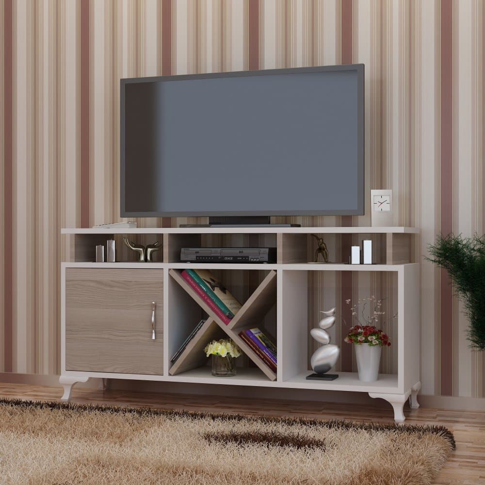 TV stolík Ay - White, Cordoba
