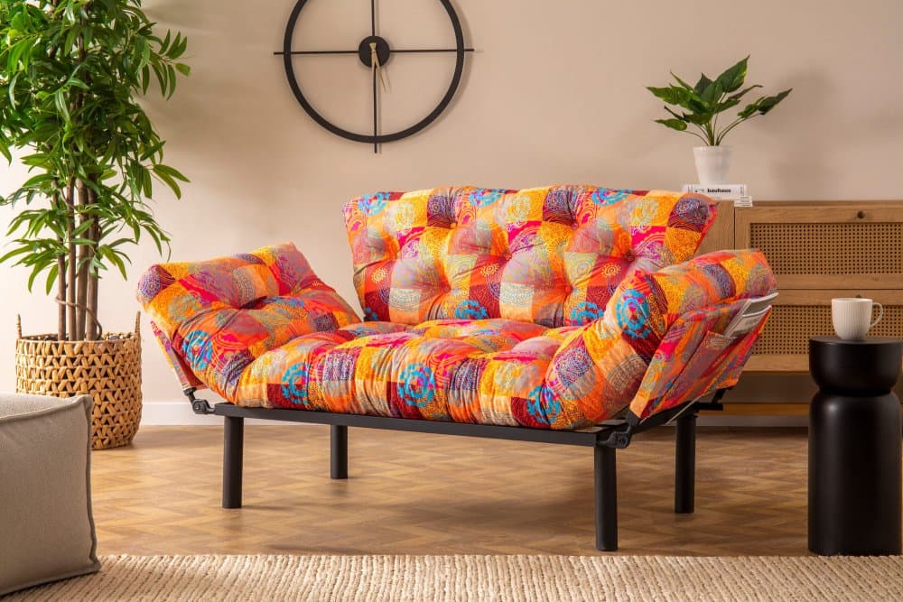 Dvojmiestna rozkladacia pohovka Nitta - Patchwork 1