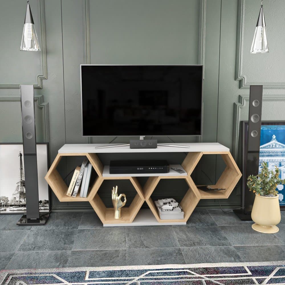 TV stolík Bal - White, Sonomo 1