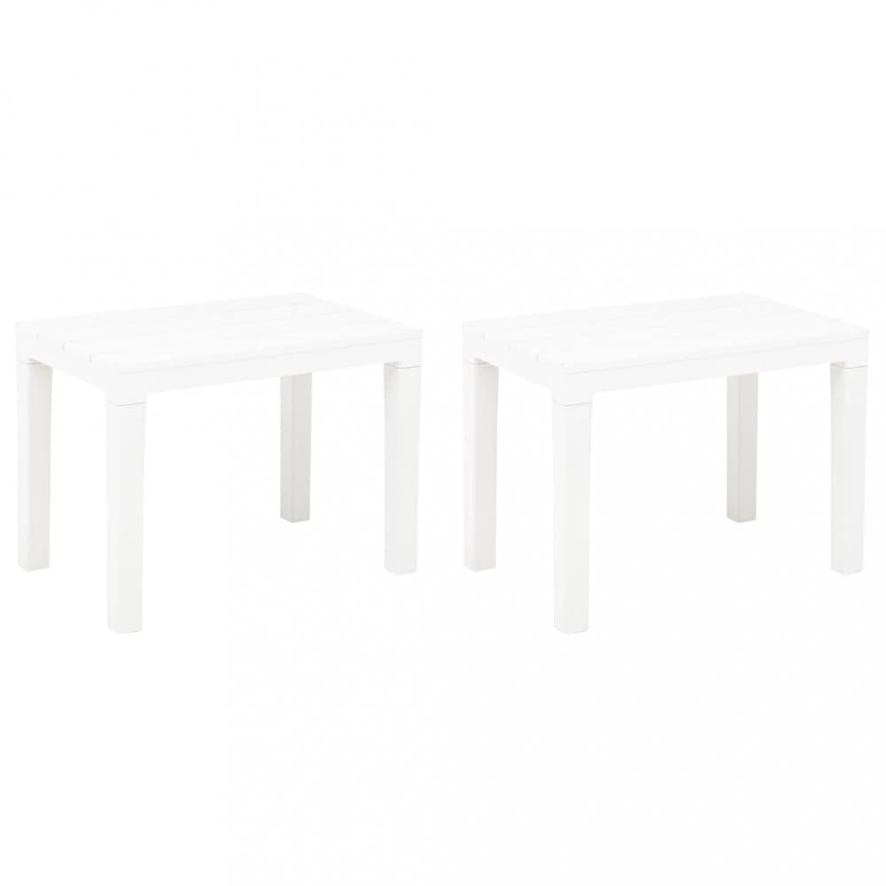 Záhradná lavica 2 ks plast Dekorhome 1