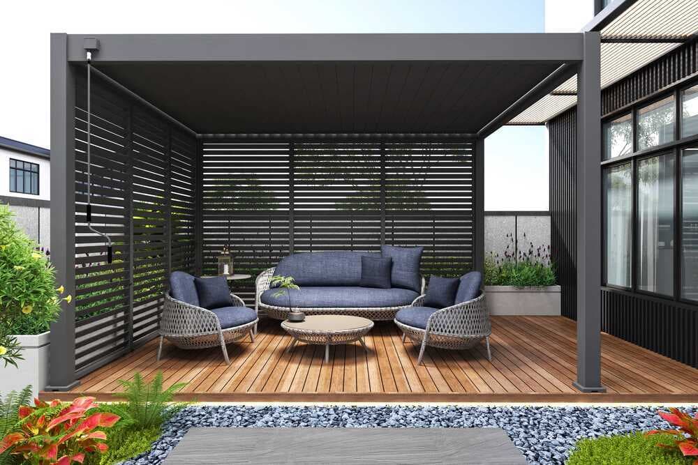 Bioklimatická pergola INTRO PLUS 4x3 m Rojaplast 1