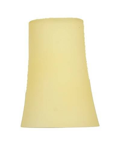 Béžové sklenené tienidlo G9 pre lampu Kroton