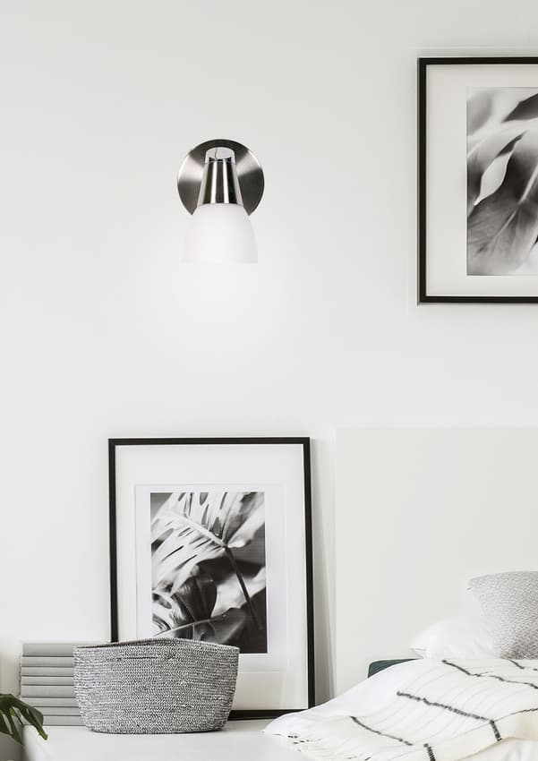 Nástenná lampa 1X40W G9 Matná/Chrómovo biela SELIA 1