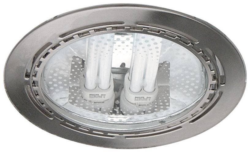 Saténová okrúhla stropná lampa 2x18W 23cm DM-01 1