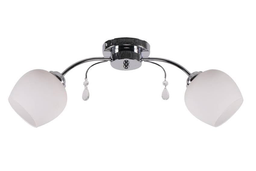 Stropná lampa Zachera 2X40W E27 Biela