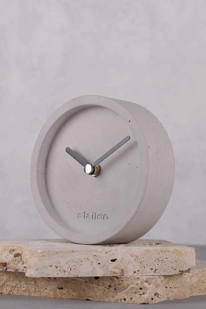 Dekoratívne hodiny Saat - Grey 1