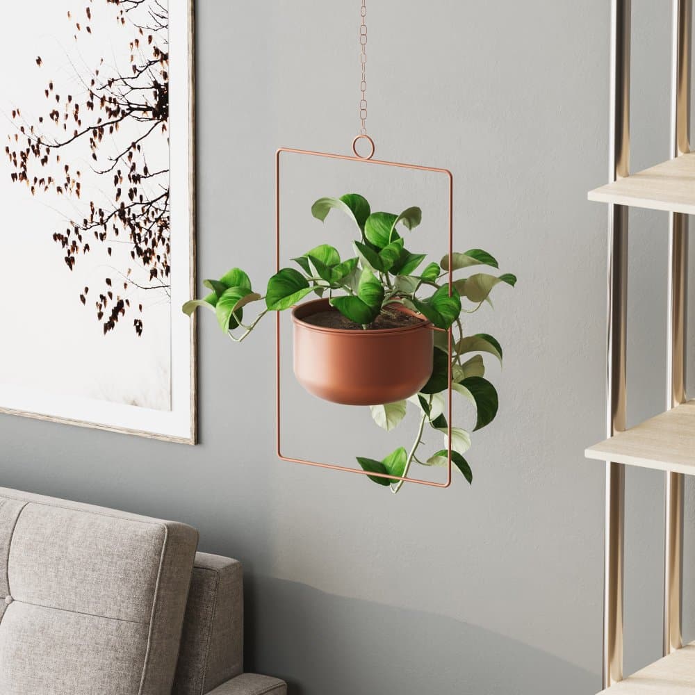 Dekoratívny kvetináč Parapet - Copper 1