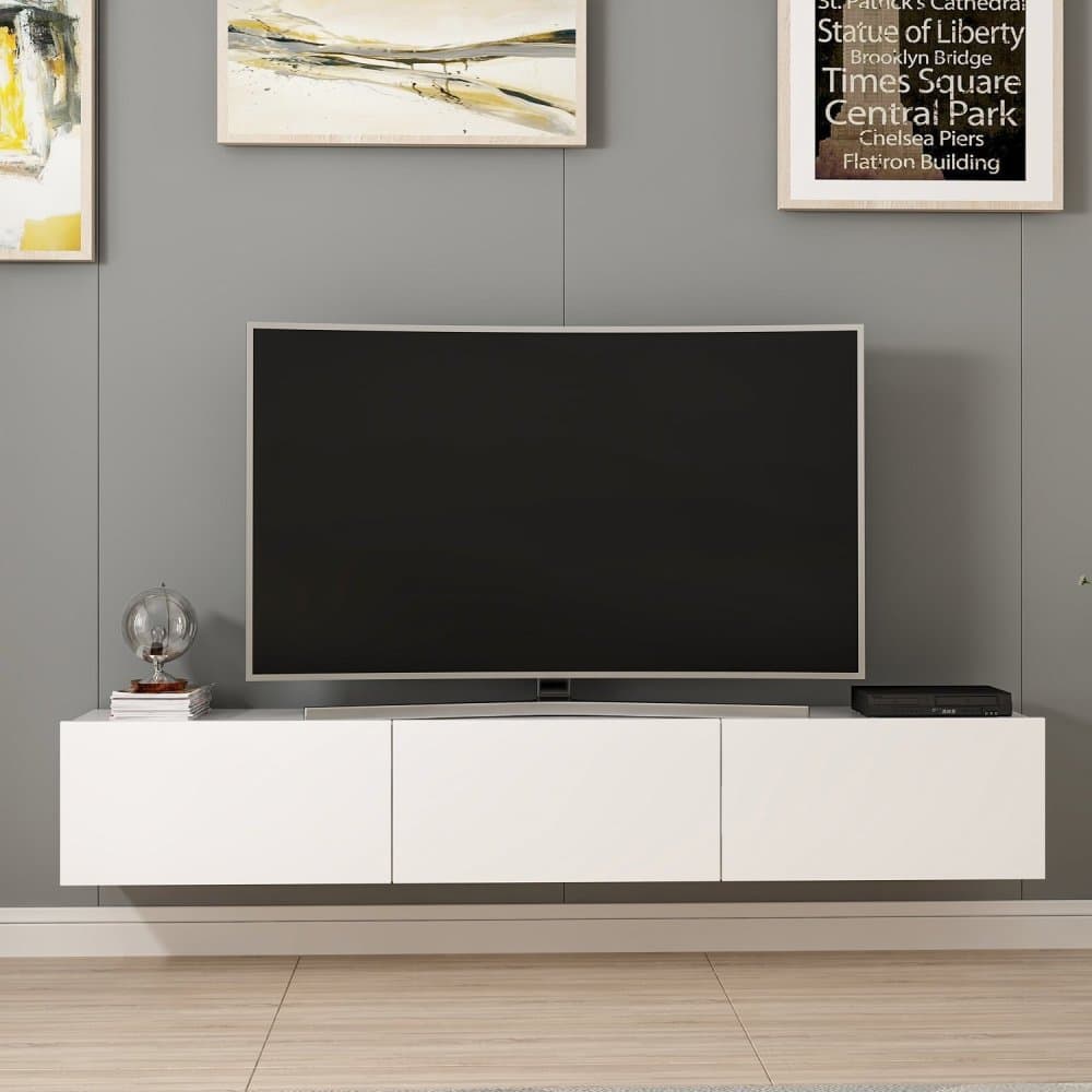 TV skrinka / Obývacia stena Rigel - White 1