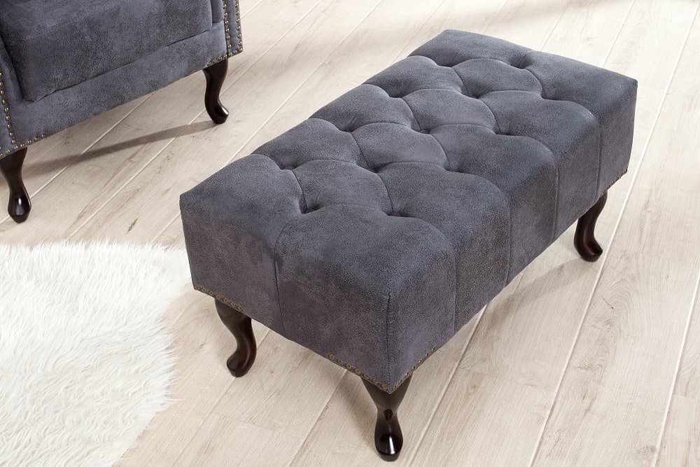 Chesterfield taburet MIDAS Dekorhome 1