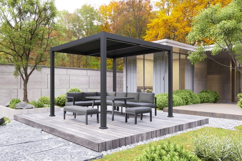 Bioklimatická pergola 3x3 m SCHATLER MODERN HomeGarden 1