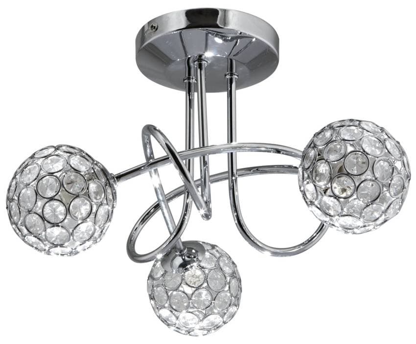 stropná lampa výpredaj stropná lampa starlet 3x40w g9 chróm/priehľadná 1