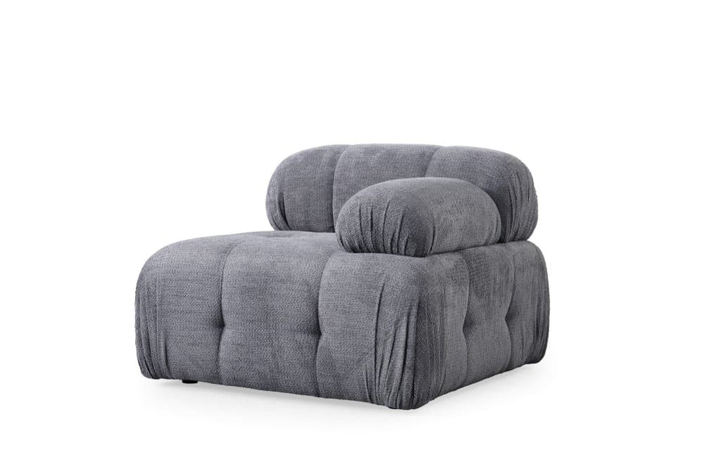 Kreslo / Jednomiestna pohovka Petite 1R - Grey