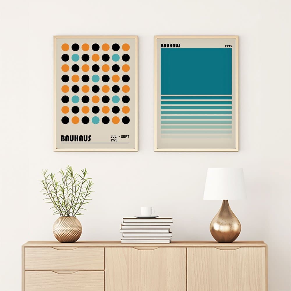 Dekoratívny rámovaný obraz z MDF (2 kusy) Huhu249 - 50 x 70 1