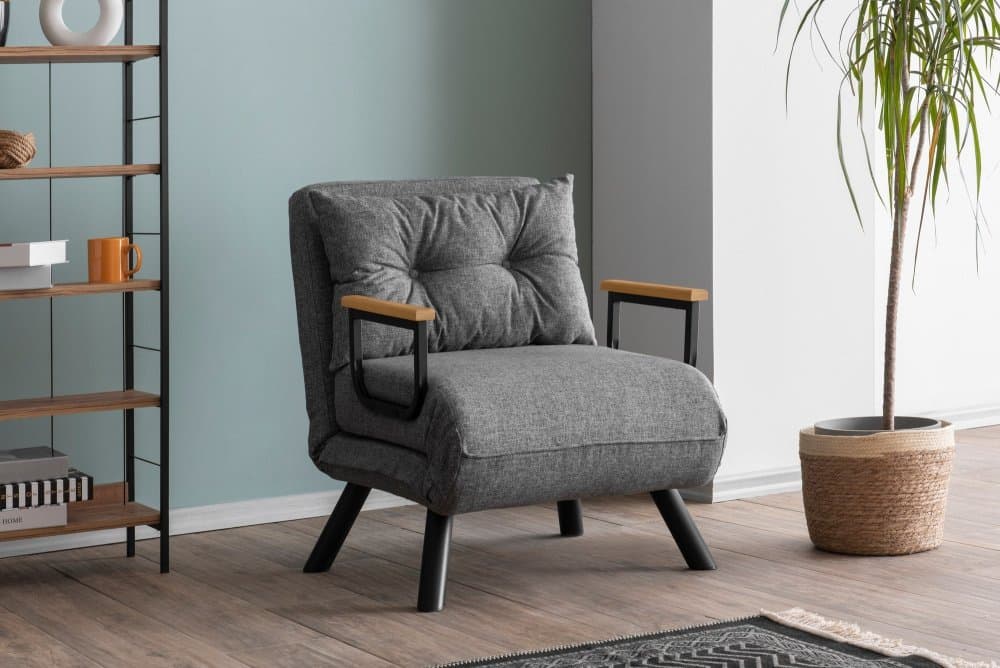 Rozkladacie kreslo Sando Single - Light Grey