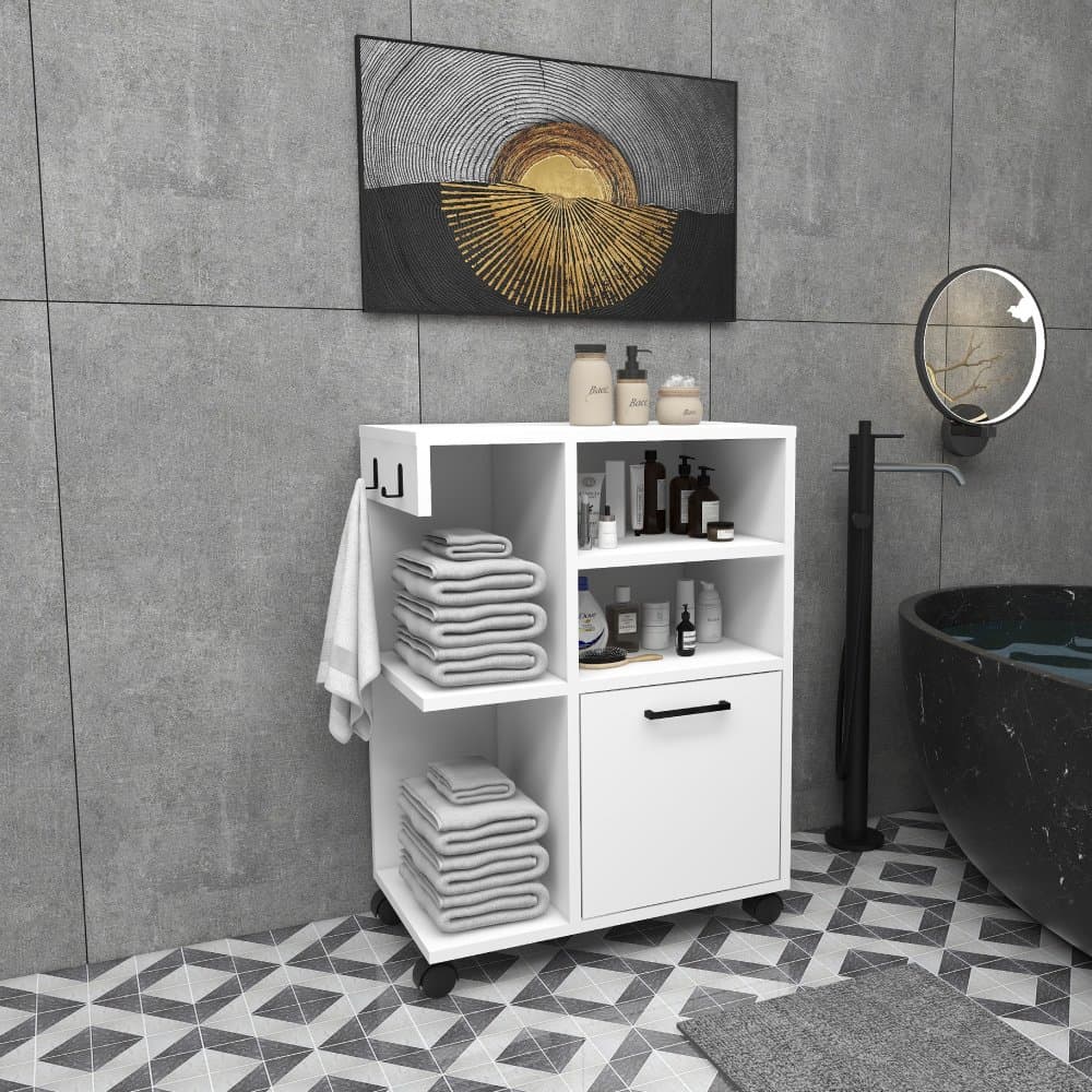 Viacúčelová skrinka Rebusa - White