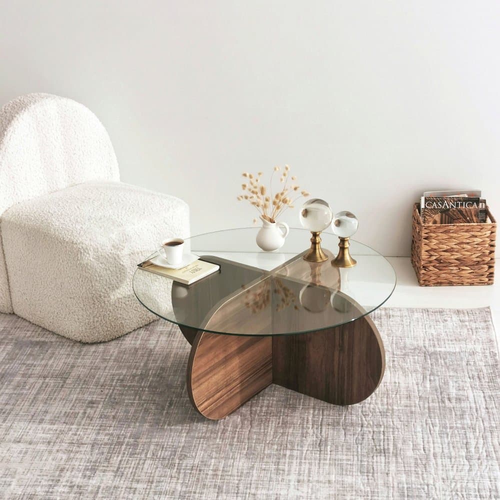 Konferenčný stolík Bubble - Walnut 1