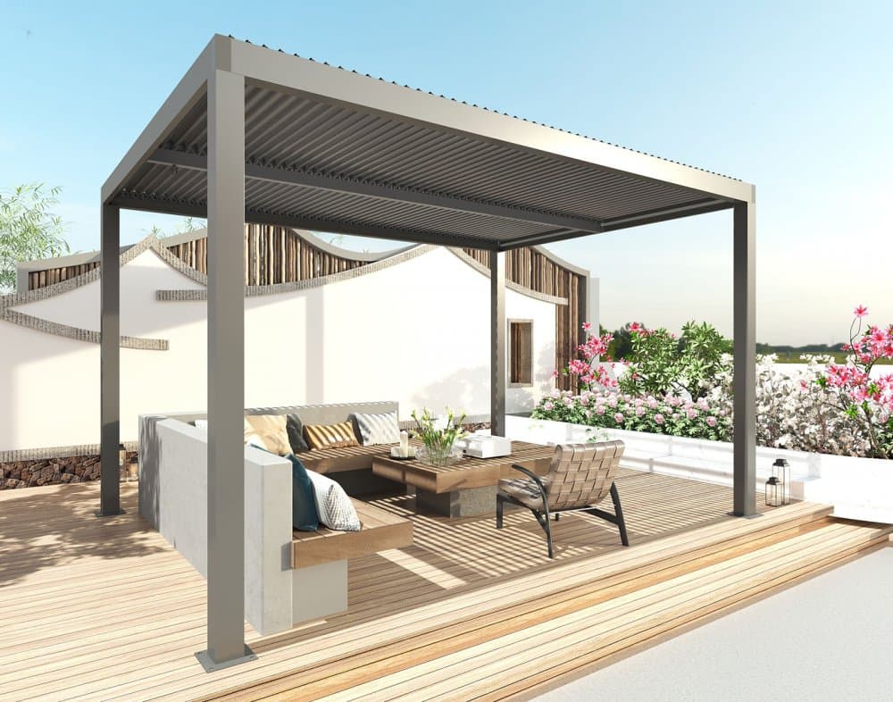 Hliníková záhradná pergola 400 x 300 cm 1