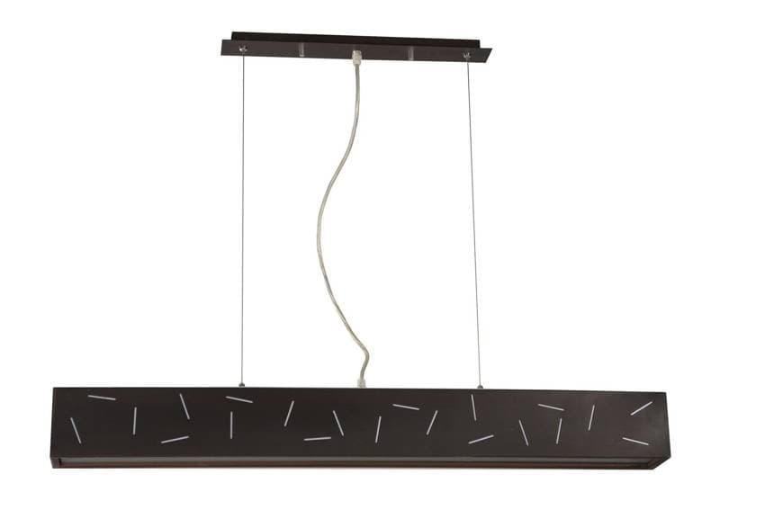 Stropné svietidlo do kancelárie Beam 21W T5 kovové wenge 900X100X1125MM
