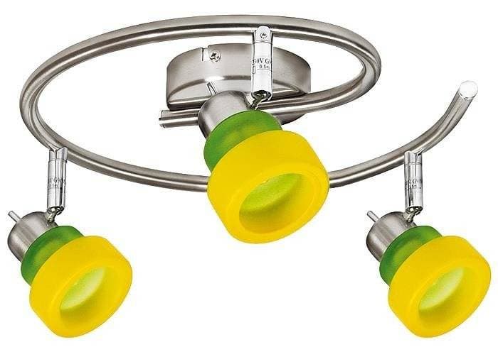 Stropná lampa Benátky špirálová 3*40W G9 nikel 1
