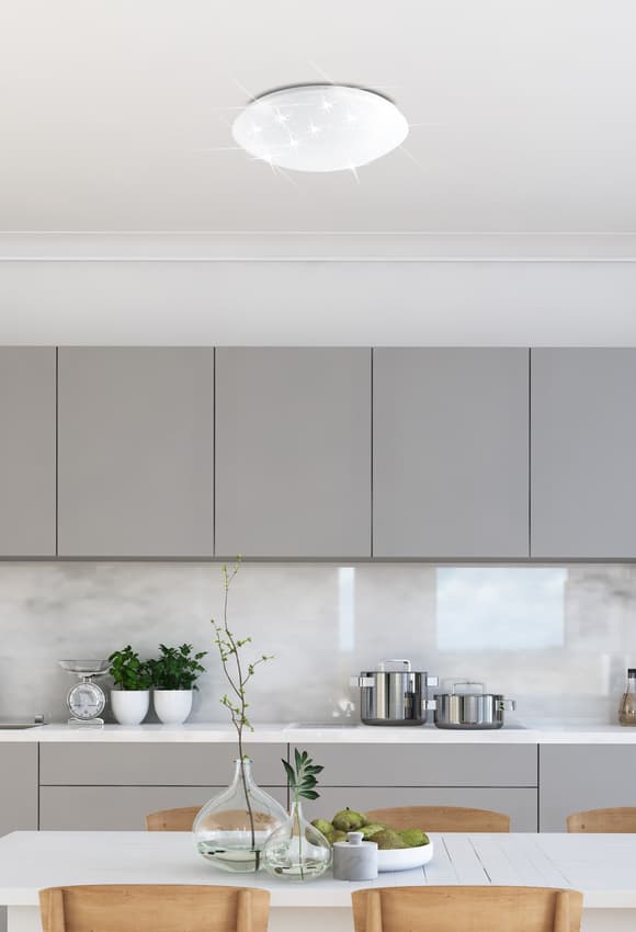 Stropná lampa biela LED 38cm 4000K hviezdna obloha Magnus 1