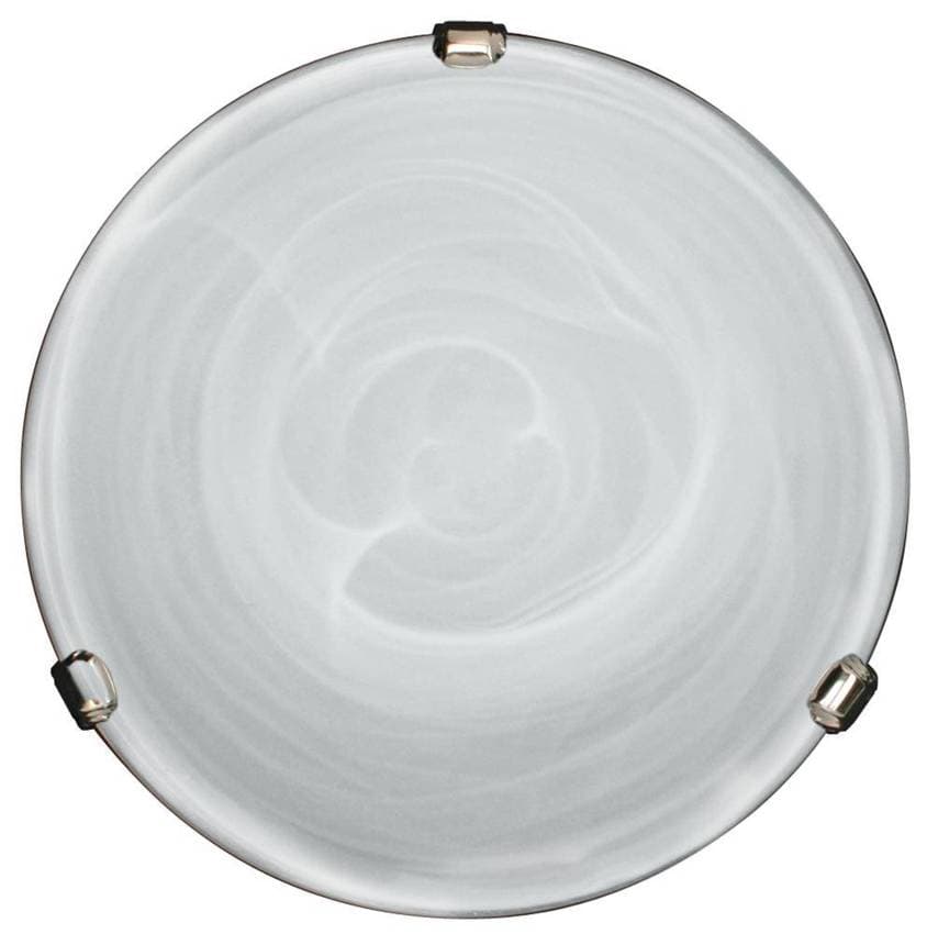 Okrúhla stropná lampa zo skla 25 cm Duna 1