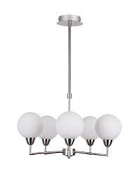 Závesná lampa Logos saténová 5x25w g9