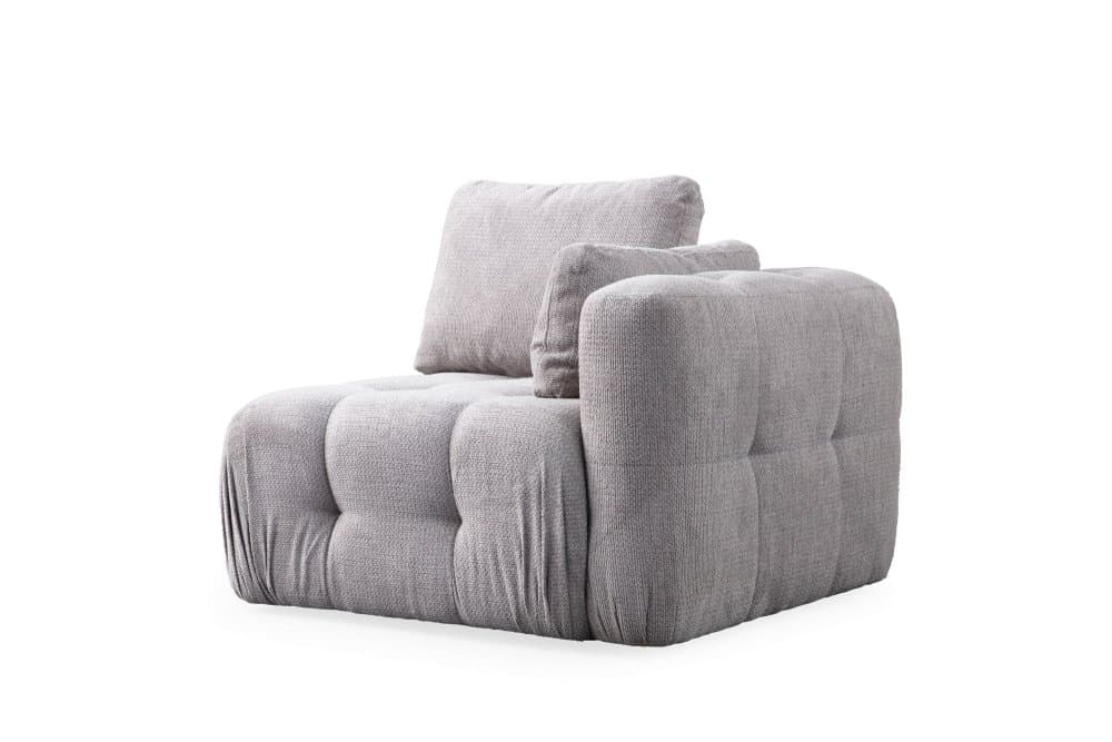 Kreslo / Jednomiestna pohovka Amaris 1R - Light Grey 1