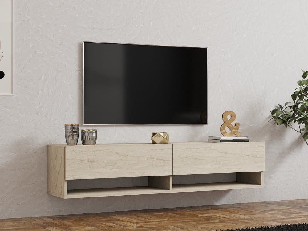 TV skrinka / Obývacia stena Arges - Travertine