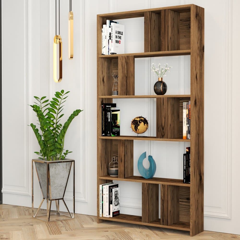 Knižnica Lima - Walnut 1