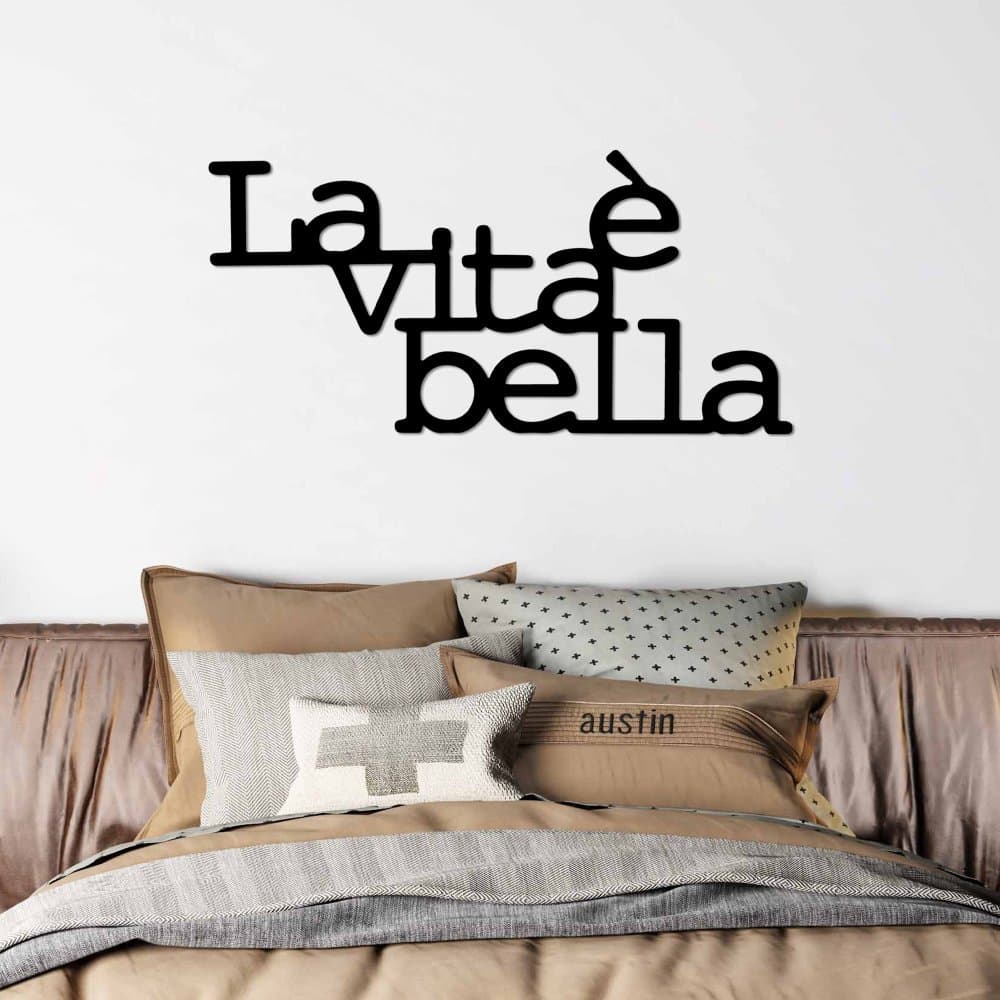 Dekoratívny kovový doplnok na stenu Vita E Bella 1 1