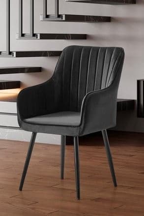 Súprava stoličiek (2 kusy) Nova - Anthracite, Black