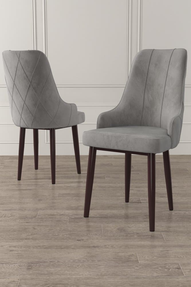 Súprava stoličiek (2 kusy) Trex - Grey, Brown 1