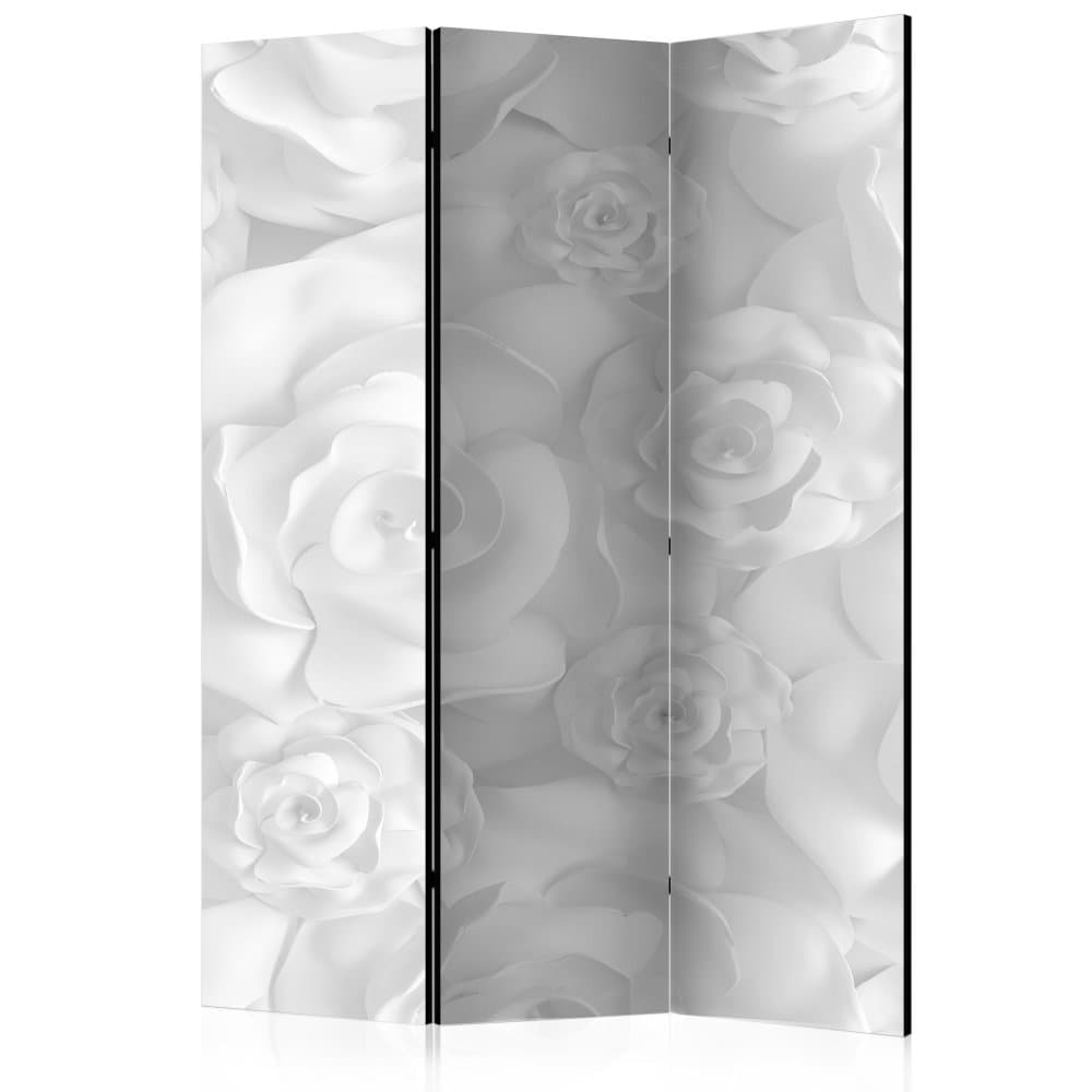 Paraván Plaster Flowers Dekorhome 1