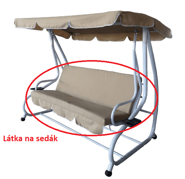látka na sedák DE LUXE ROJAPLAST 1