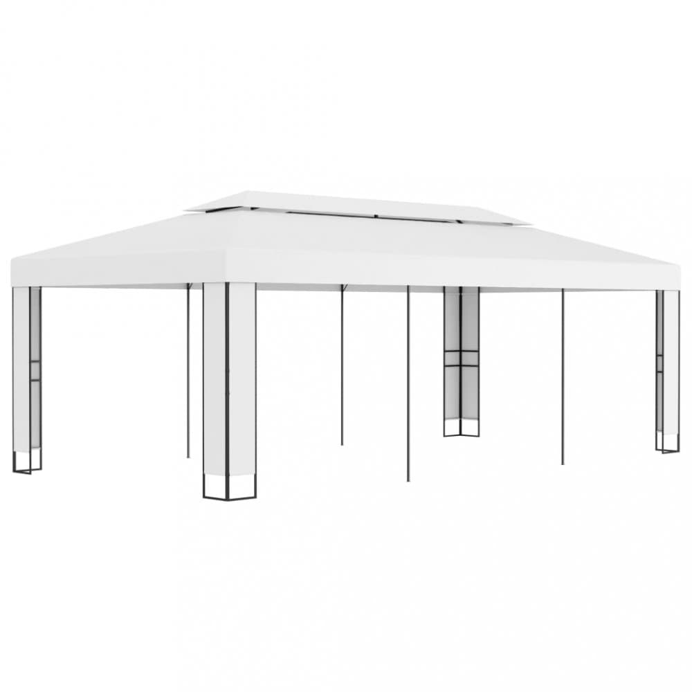 Záhradný altánok s dvojitou strechou 3 x 6 m Dekorhome 1