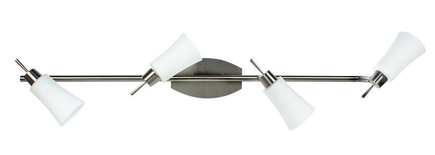 Stropné svietidlo 4xG9 73cm KROTON pásik matný nikel 1