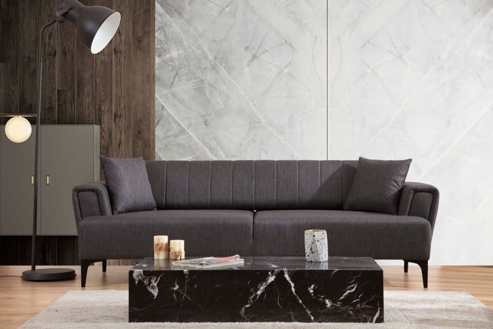 Trojmiestna rozkladacia pohovka Hamlet - Dark Grey 1