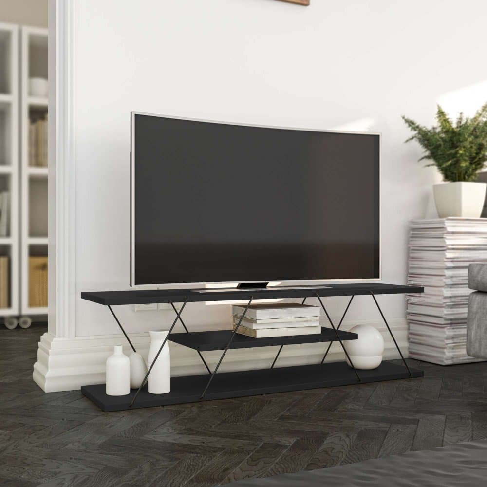 TV stolík Canaz v2 - Anthracite, Grey