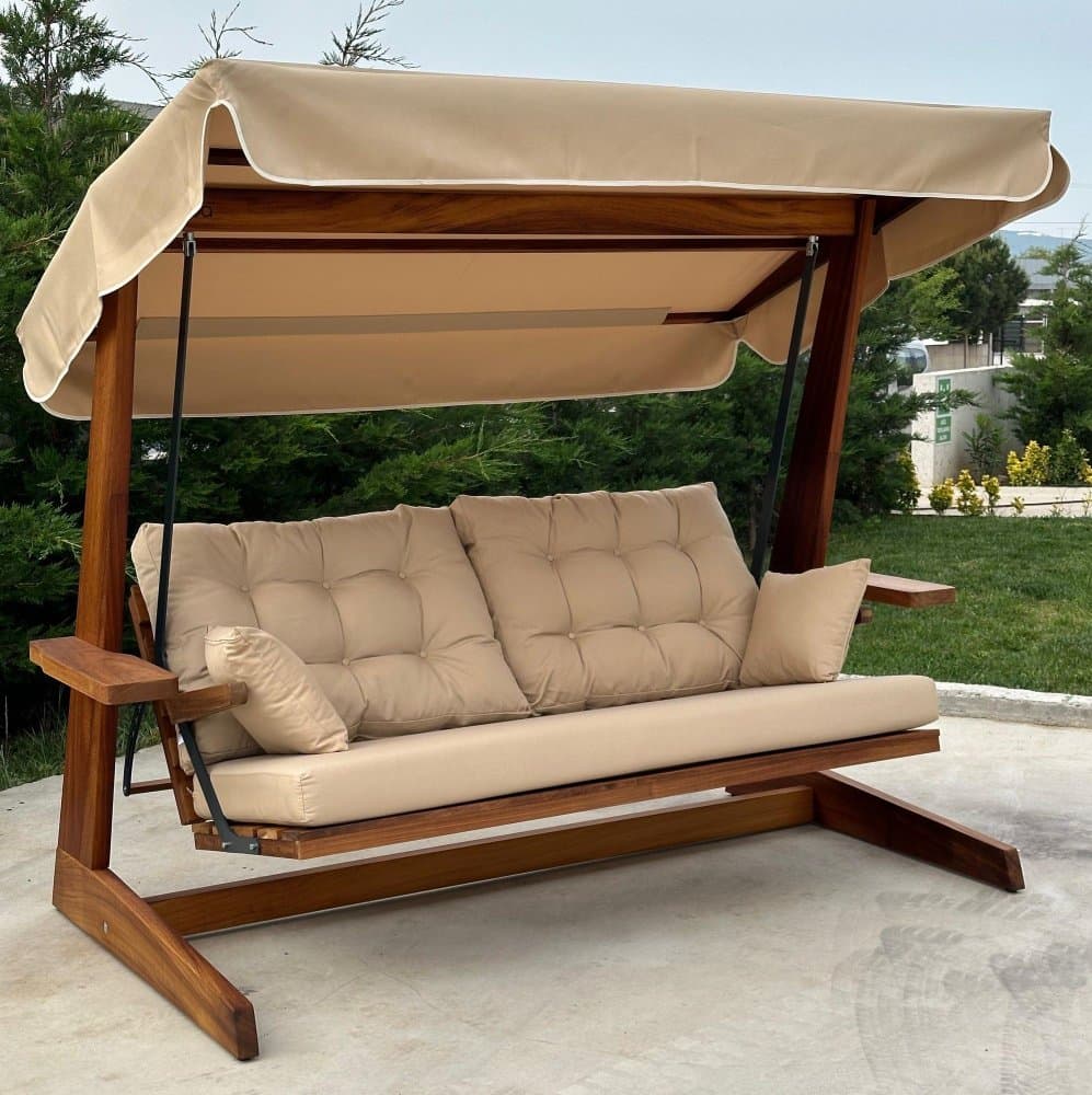 Garden Triple Swing Chair Sia 2400 - Camel 1
