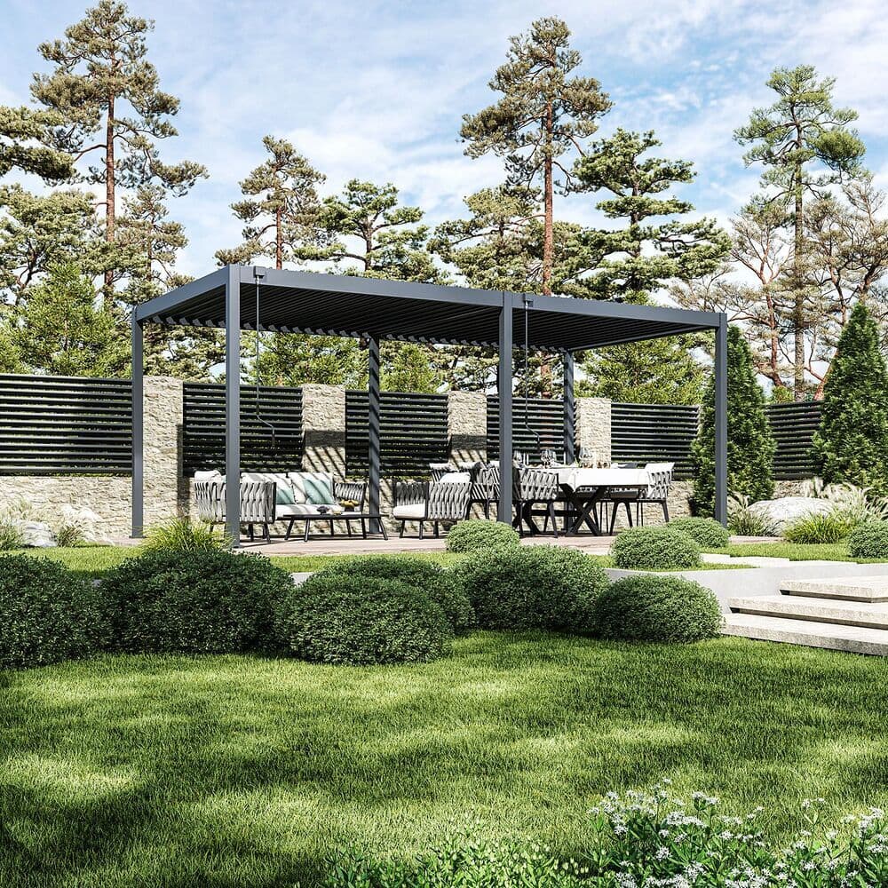 Bioklimatická pergola ECO 6x3 m Rojaplast 1