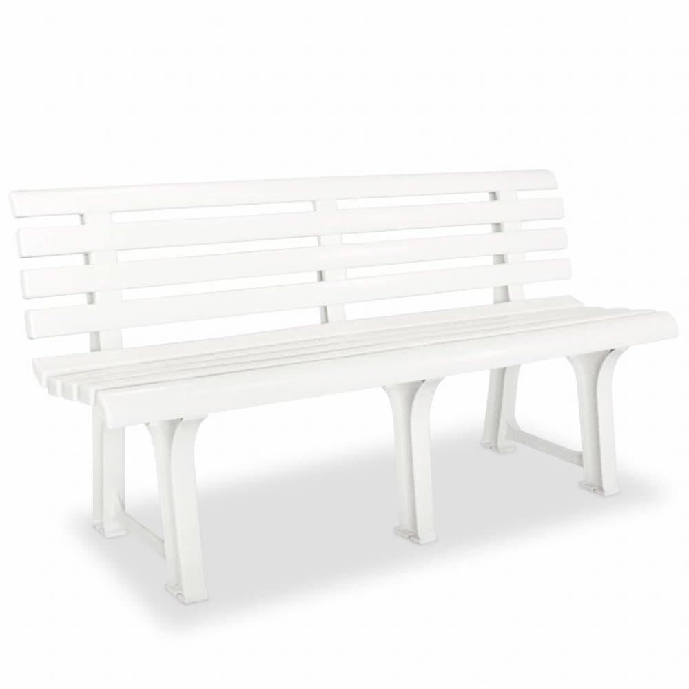 Plastová záhradná lavička 1