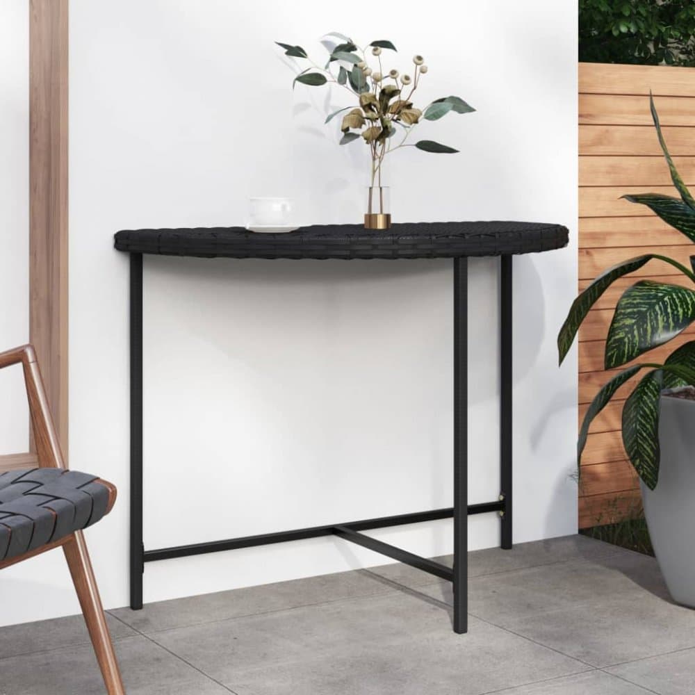 Záhradný stôl polyratan 100 cm Dekorhome 1