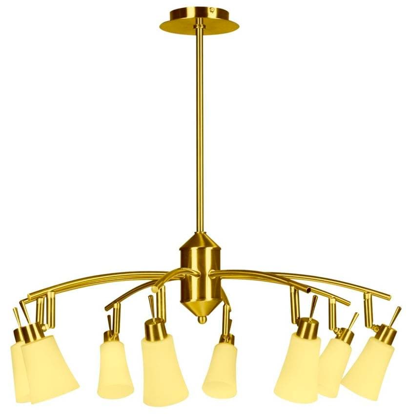 Stropná závesná lampa patina 8xG9 Kroton