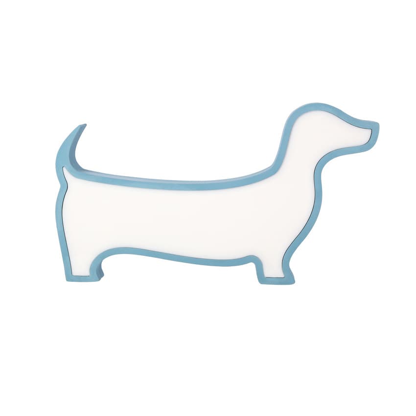 Stolová LED lampa DOG IQ KIDS modrá 1