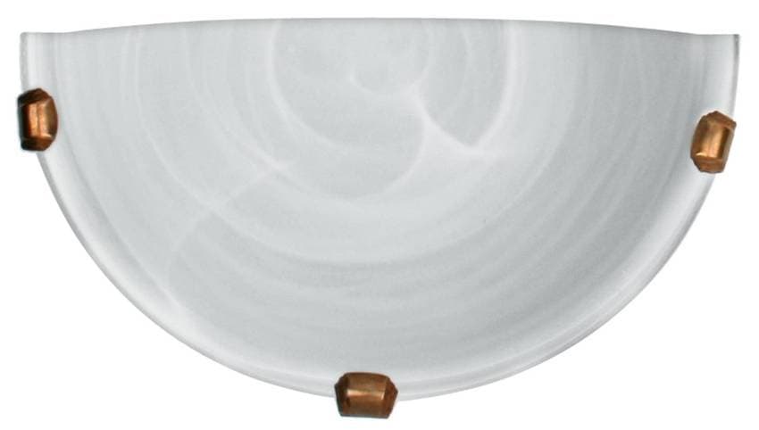 Stropná lampa Duna 1/2 biela patinovaná objímka 60W 1