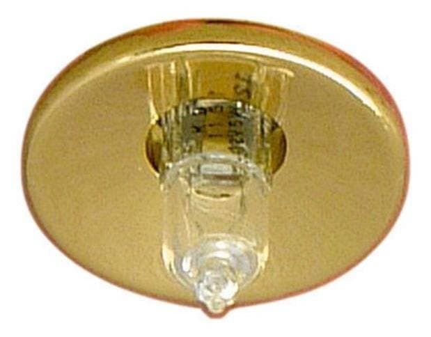 Okrúhle stropné svietidlo 12V mosadz PO-01 1